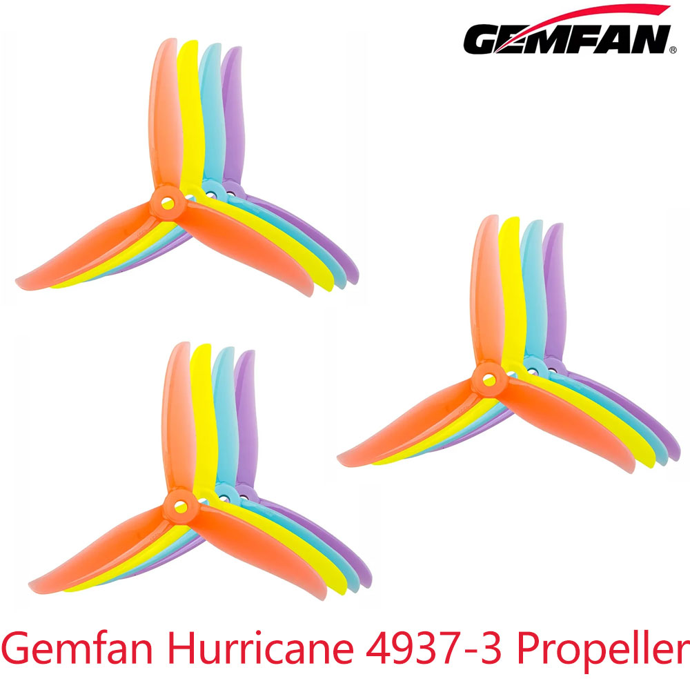 Fpv Drone Propeller - 4 Çift 8 Adet Hurricane 4937-3