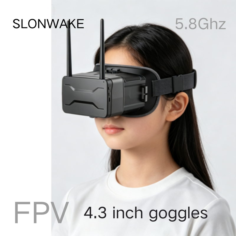 Fpv Drone Goggles - 5.8G FPV Gözlüğü 4.3 İnç 480*272